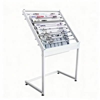 ¿Cuáles son las estructuras comunes de los soportes para revistas de acero?